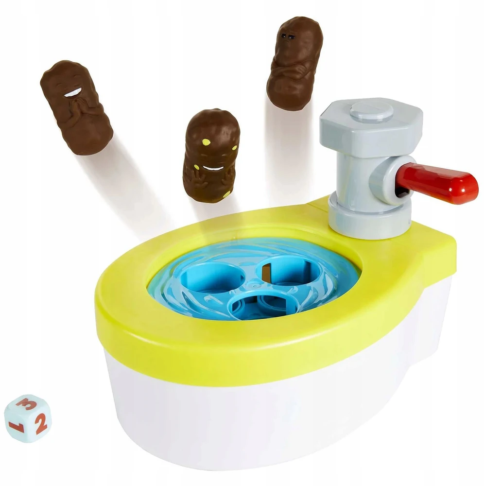 Mattel SMAGINIS ĮGŪDŽIŲ ŽAIDIMAS BLOKUOTAS TUALETAS skraidantis kakas, žaidimas vaikams +5