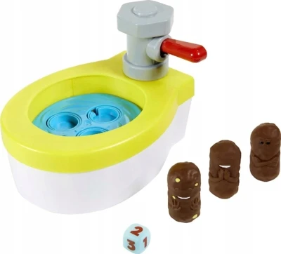 Mattel SMAGINIS ĮGŪDŽIŲ ŽAIDIMAS BLOKUOTAS TUALETAS skraidantis kakas, žaidimas vaikams +5