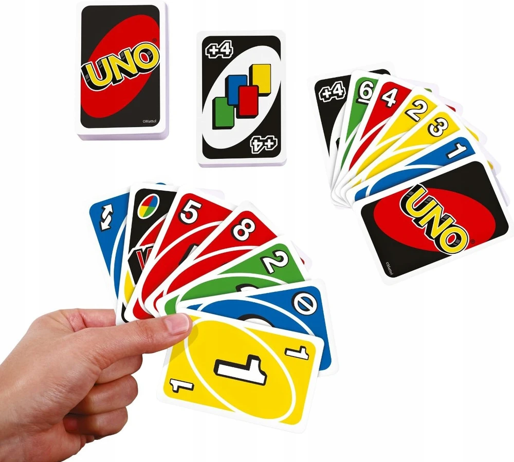 MATTEL GAMES kortų žaidimas UNO, W2085