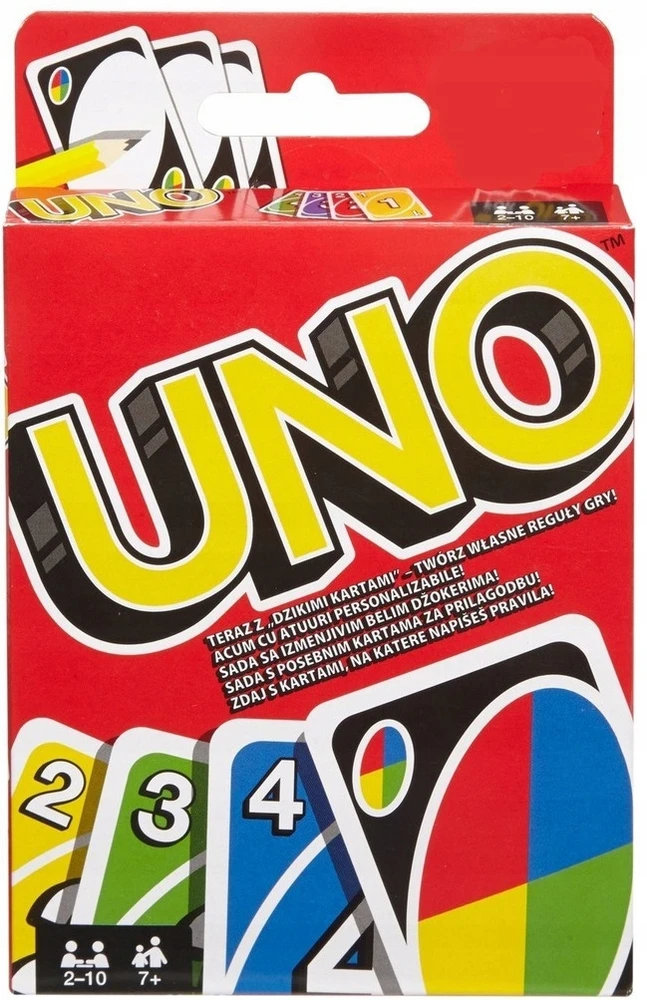 MATTEL GAMES kortų žaidimas UNO, W2085