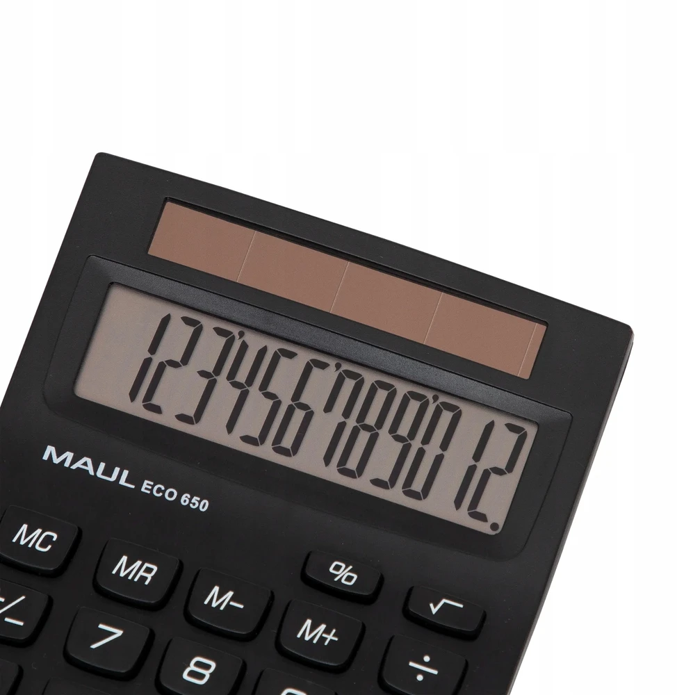 Stalinis skaičiuotuvas MAUL ECO 650, 12 skaitmenų ekranas