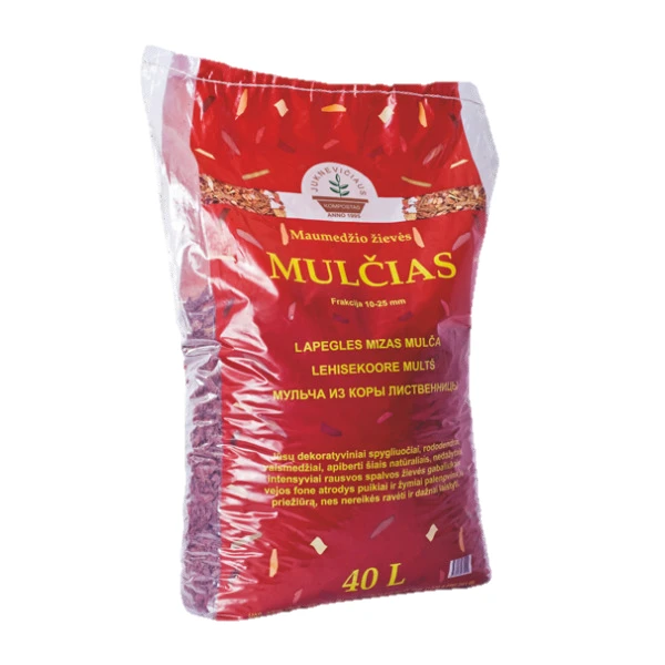 Mulčias maumedžio žievės Juknevičiaus, 10 – 25 mm, 40 l