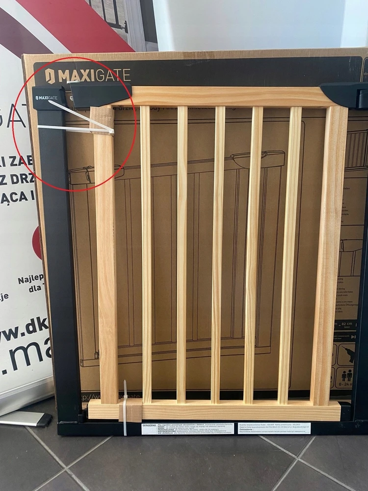 Maxigate APSAUGINĖS APSAUGINĖS UŽTRAUKTŲ VARTAI laiptų durims 96-103cm LOFTAS