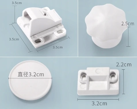 Maxigate Patvari MAGNETINĖ APSAUGA spintelėms ir stalčiams, 4 vnt. MAXIGUOTI