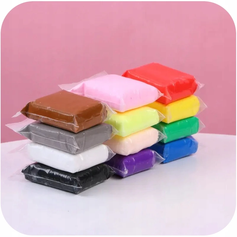 Maxsell 12Vnt. MAGICAL PLASTICINE SENSO PUTO POLIMERINIS MOLIS VAIKAMS