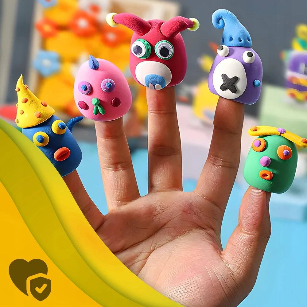 Maxsell 24Vnt. MAGICAL PLASTICINE SENSO PUTO POLIMERINIS MOLIS VAIKAMS