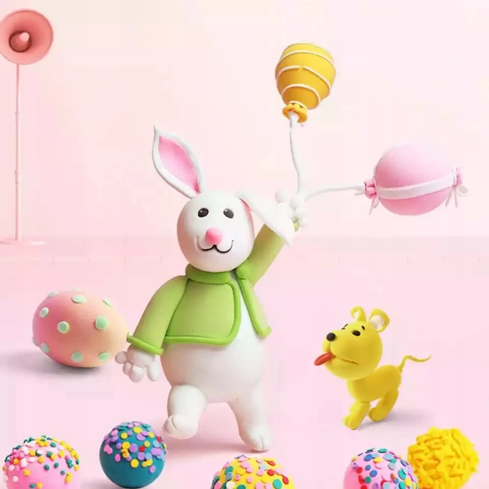 Maxsell 24Vnt. MAGICAL PLASTICINE SENSO PUTO POLIMERINIS MOLIS VAIKAMS