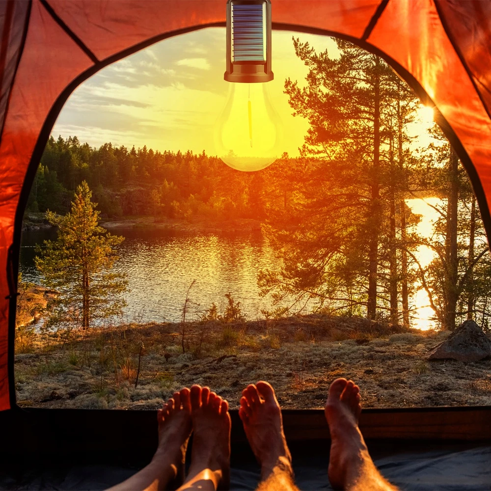 Maxsell CAMPING BULB SOLAR TOURING LAMP USBC CAMPING RANKENĖS BATERIJA