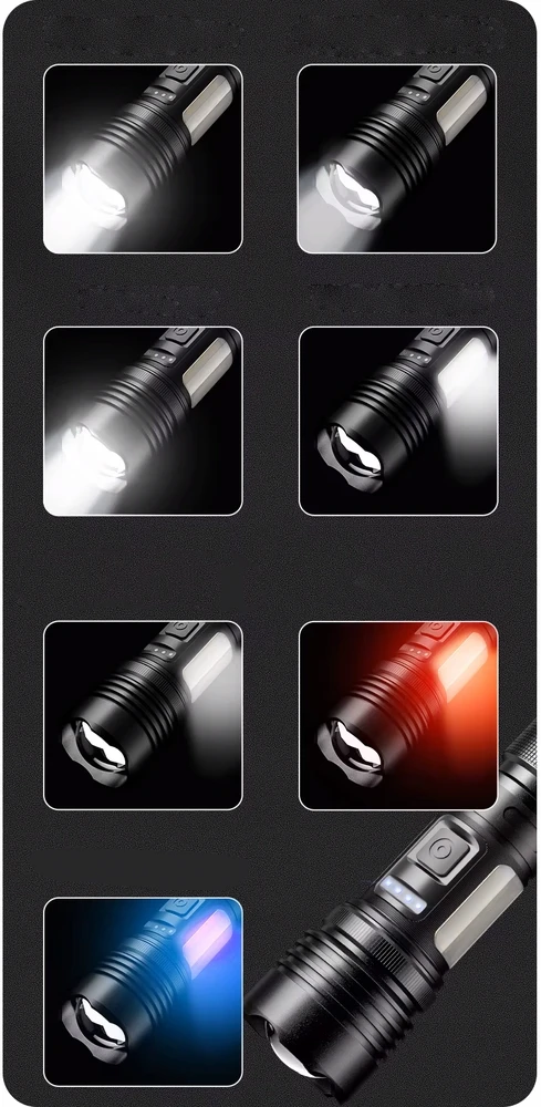 Maxvision GALINGAS POLICIJOS ILMO ATSTOVIMO LED BIRŠINYS 1700m. USB-C MAITINIMO BANKAS 35W+COB