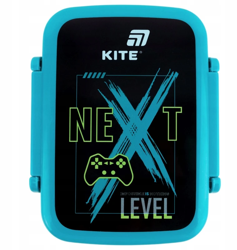 Maža 420 ml mokyklinė priešpiečių dėžutė berniukams su Game Kite skyriumi