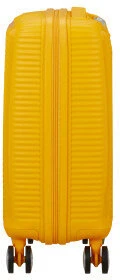 Kelioninis Mažas lagaminas American Tourister Soundbox Pastel Geltona 55cm, S, geltonas