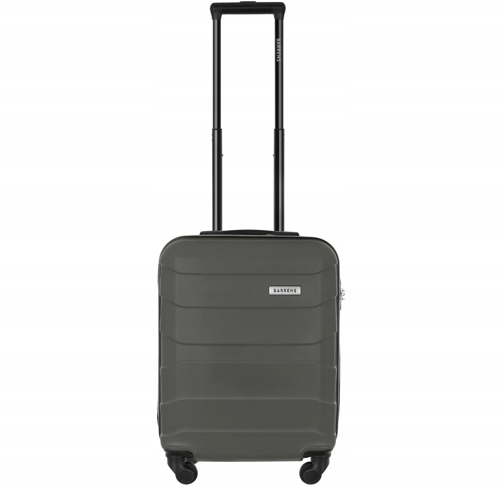 Mažas lagaminas Barrens, S, 34 L, pilkas