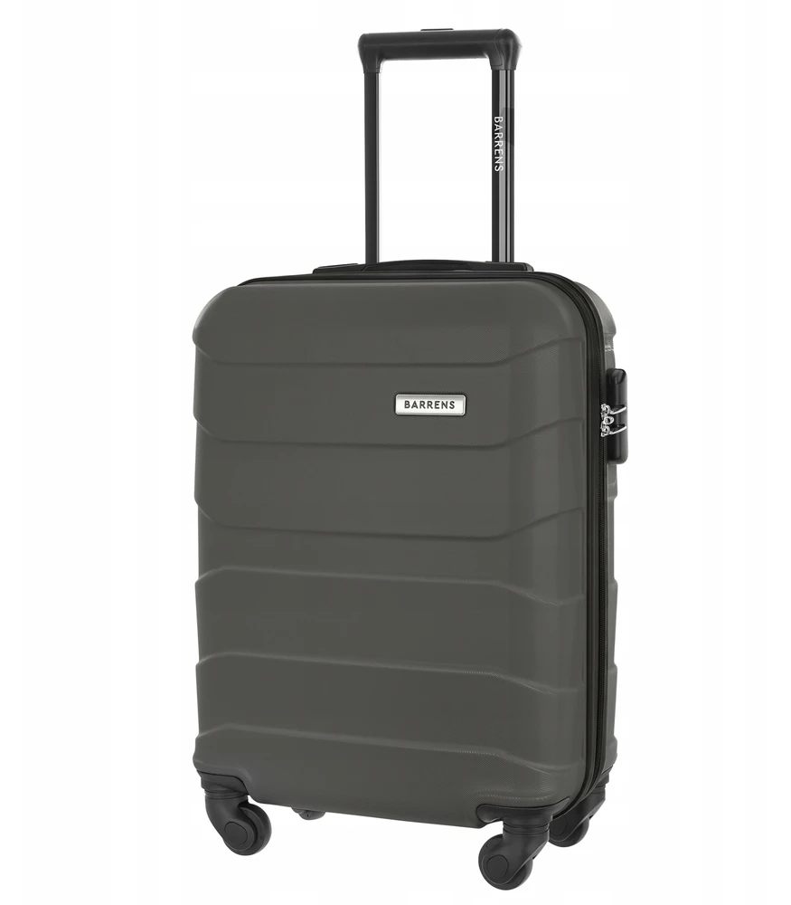 Mažas lagaminas Barrens, S, 34 L, pilkas