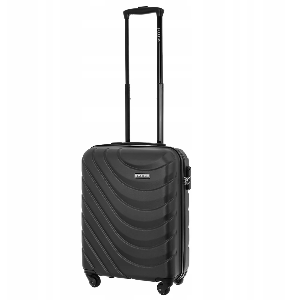 Mažas lagaminas Barrens, S, juodas, 34L