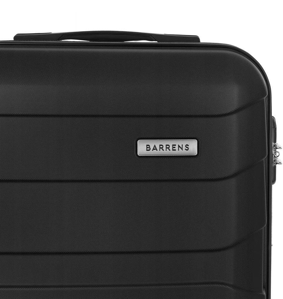 Mažas lagaminas Barrens, S, juodas, 34L