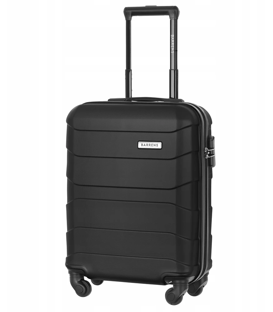 Mažas lagaminas Barrens, S, juodas, 34L