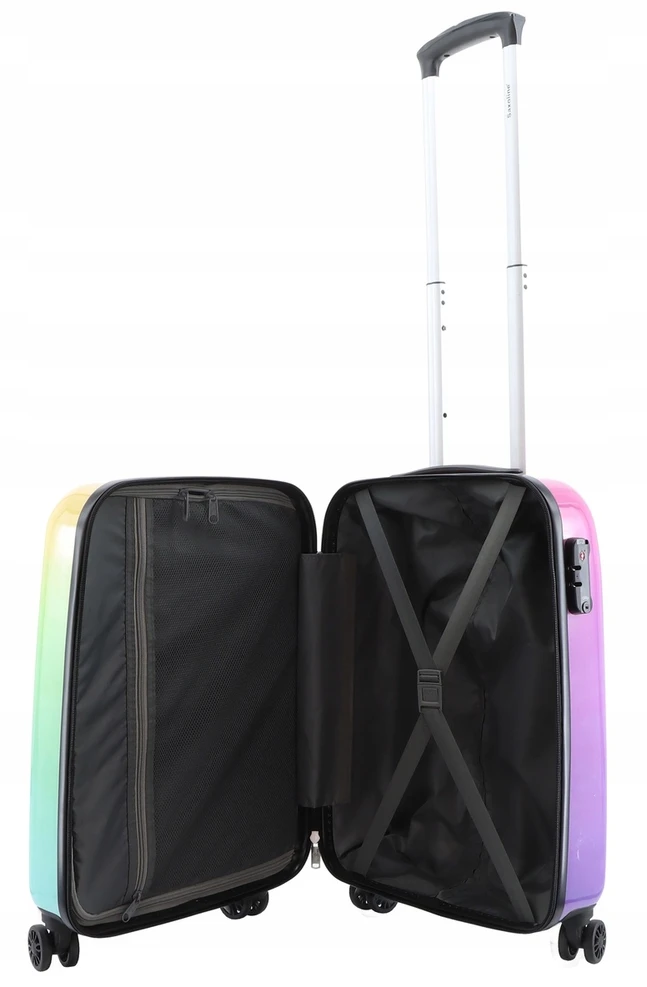 Mažas lagaminas Saxoline Rainbow S