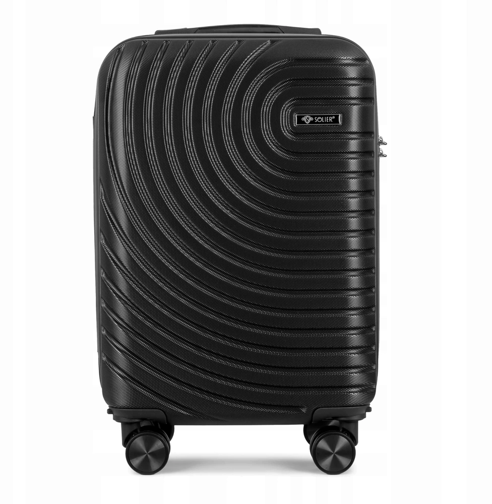 Kelioninis Solier Luggage Mažas lagaminas Solier STL1064 - Tamsiai pilka P