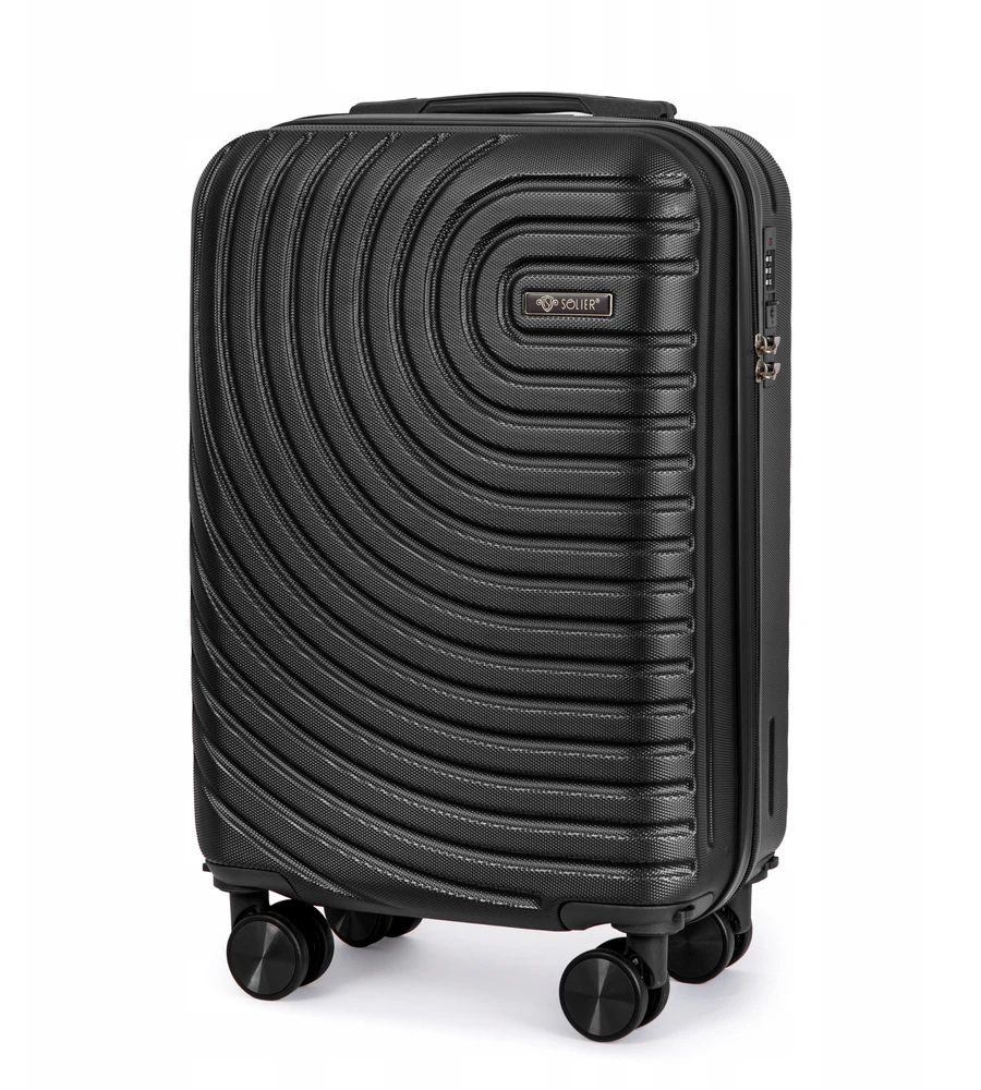 Kelioninis Solier Luggage Mažas lagaminas Solier STL1064 - Tamsiai pilka P