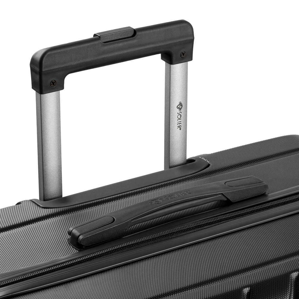 Kelioninis Solier Luggage Mažas lagaminas Solier STL1064 - Tamsiai pilka P