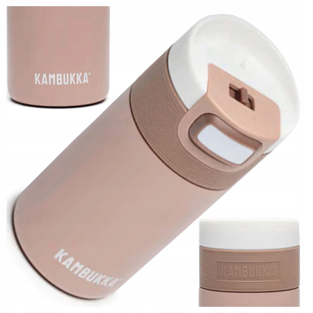 Mažas termosinis puodelis KAMBUKKA ETNA CINNAMON TRAVEL kavai ir arbatai, 300 ml.