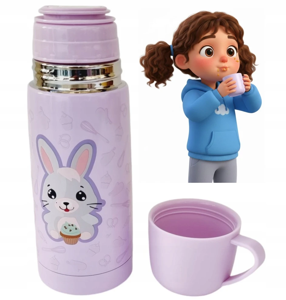 MAŽAS TERMOSAS VAIKAMS su AMBITION JUNIOR SCHOOL puodeliu 320ml dovanų
