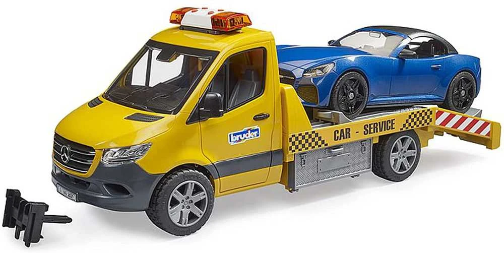 BRUDER MB Sprinter autovežis su rodsteriu, 02675