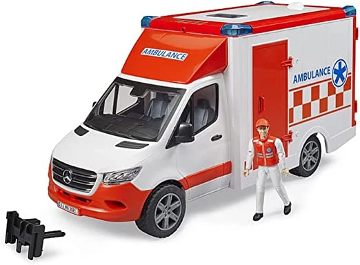 BRUDER MB Sprinter autovežis su rodsteriu, 02675