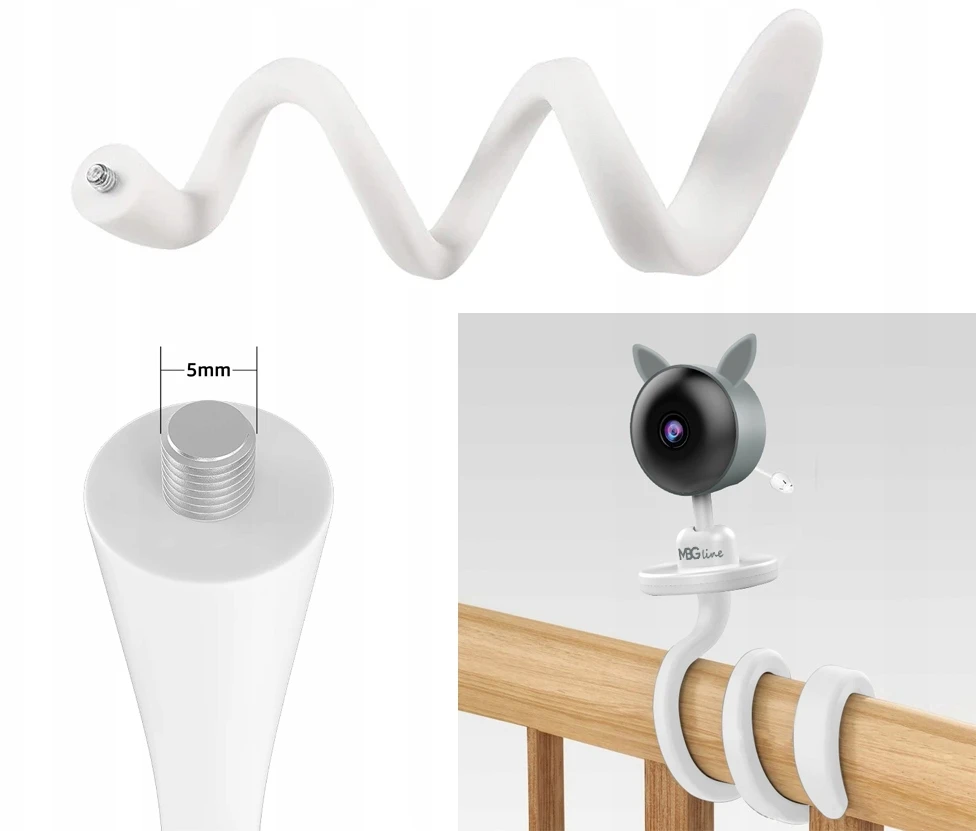 Mbg Line Elektroninis Baby Monitorius Live Camera Naktinis režimas VOX LCD ZOOM belaidis