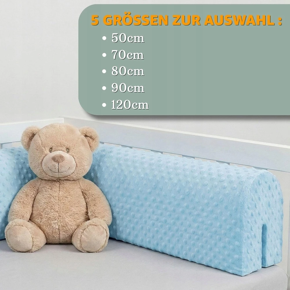 MDesign ZABEZPIECZENIE KRAWĘDZI ŁÓŻKA DLA ŁÓŻECZKA DZIECIĘCEGO 90 CM
