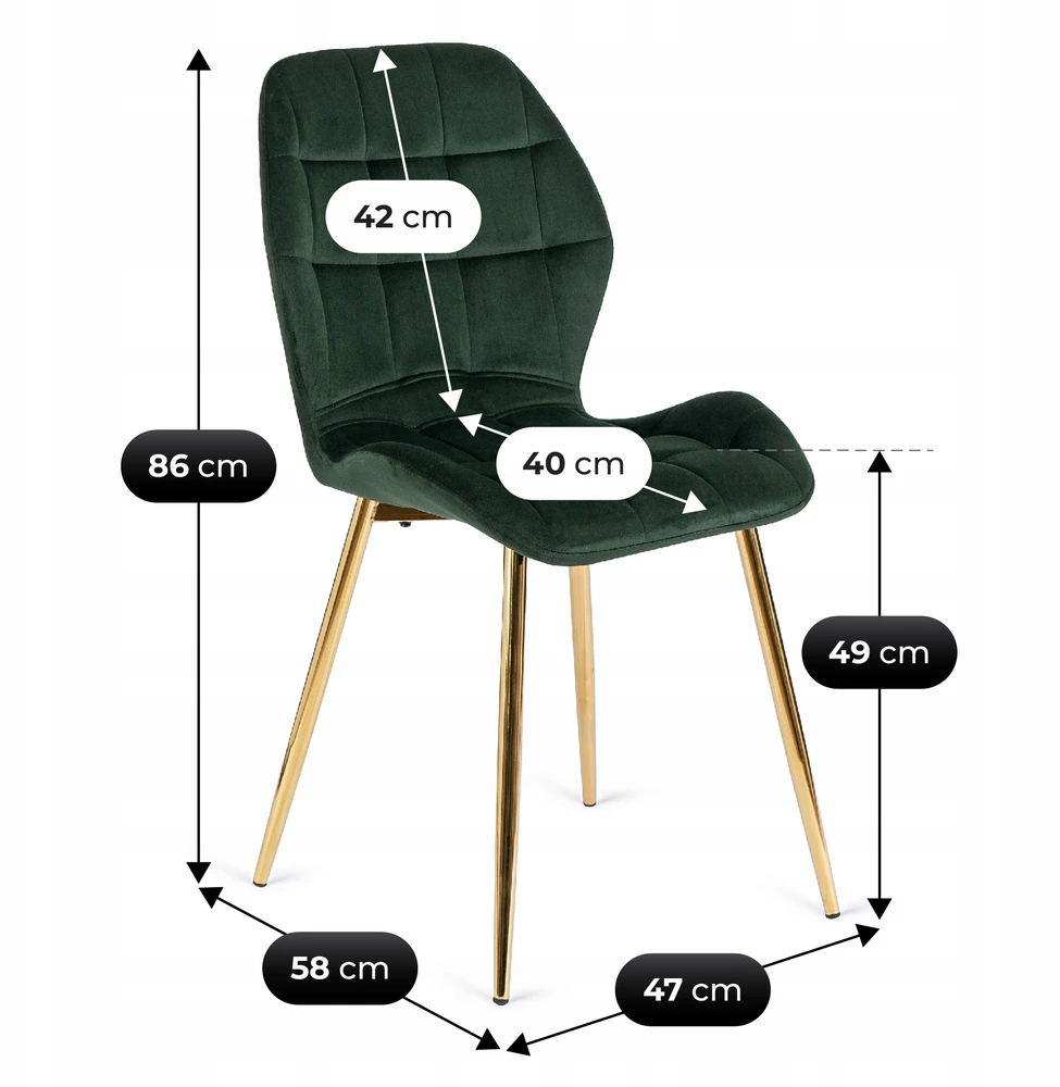 Fotelis Mebel Elite LUCKY žalias aksominis krėslas
