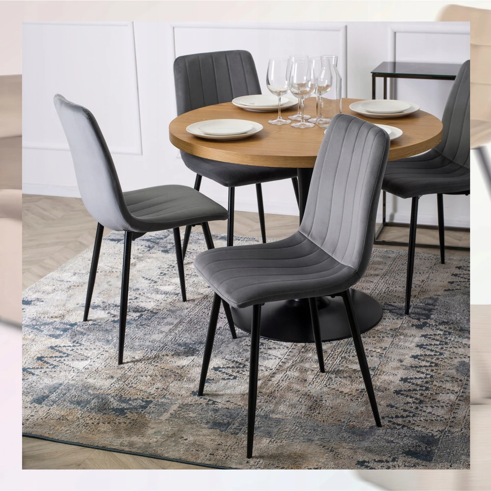 Fotelis Mebel Elite Ibis Pilka Aksominė Kėdė – Jūsų Komforto ir Stiliaus Sprendimas