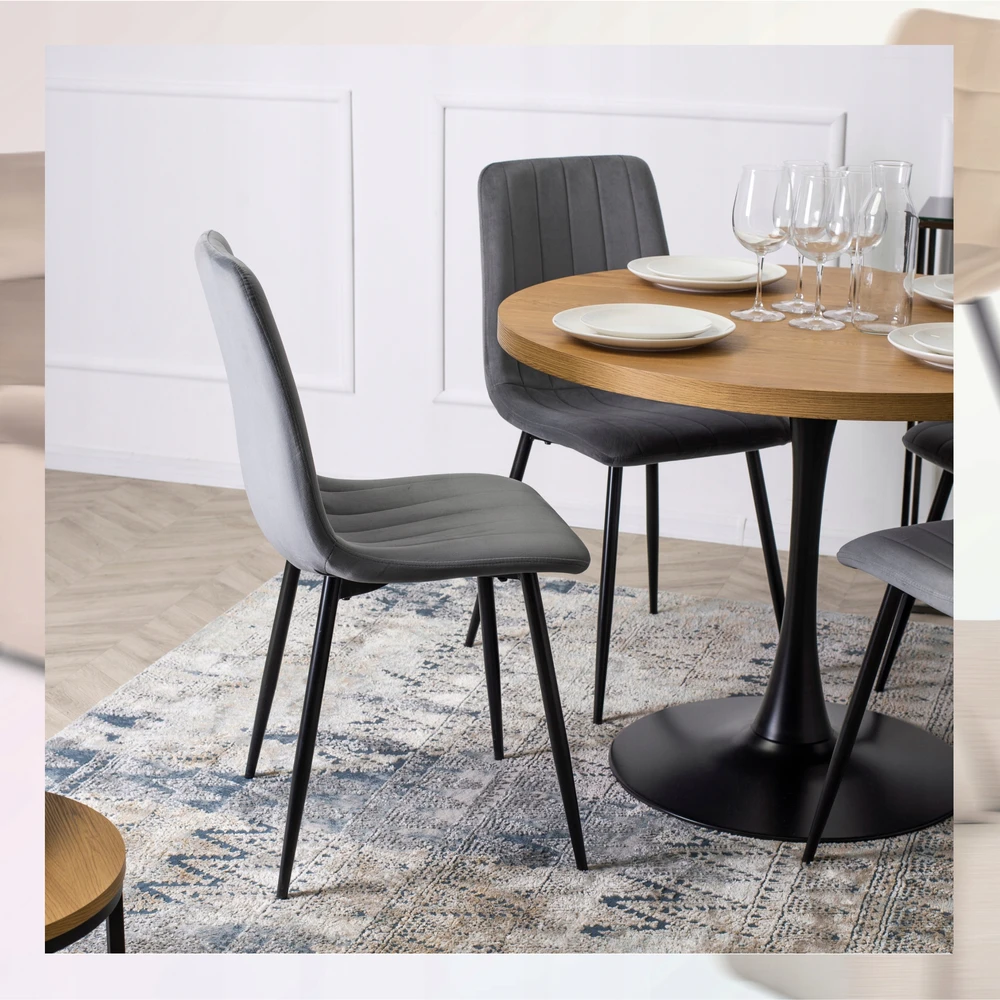 Fotelis Mebel Elite Ibis Pilka Aksominė Kėdė – Jūsų Komforto ir Stiliaus Sprendimas