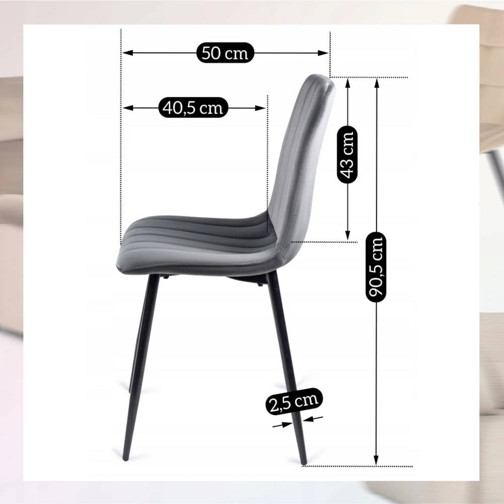 Fotelis Mebel Elite Ibis Pilka Aksominė Kėdė – Jūsų Komforto ir Stiliaus Sprendimas