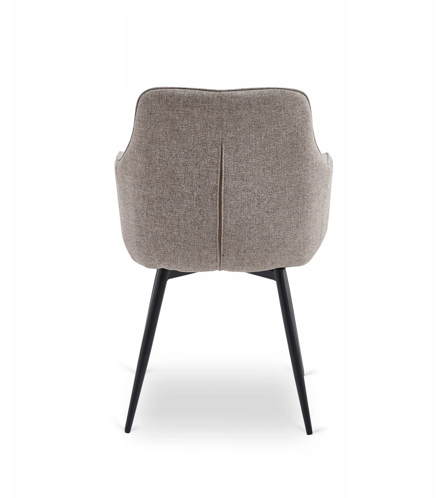 Fotelis Mebel Elite Minkštas besisukantis svetainės krėslas LARISA Cappuccino Modern