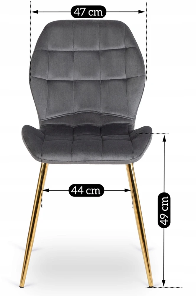 Mebel Elite Valgomojo kėdė Lucky, pilka