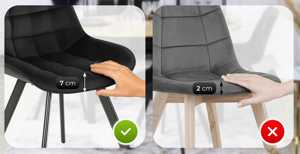 Fotelis Mebel Elite Valgomojo kėdė Rick, juoda