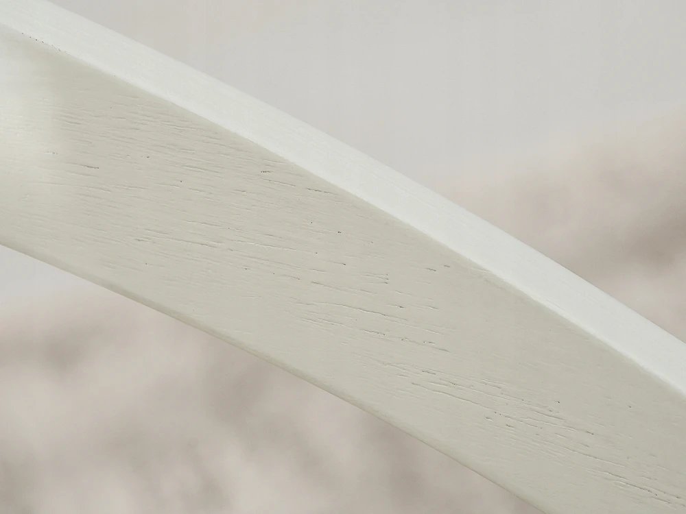 Mebel Partner DIZAININĖ KĖDĖ IŠ lenktos MEDIENOS, BALTOS SVETAINEI LAGOS, KREMINIAI ŠENILAI