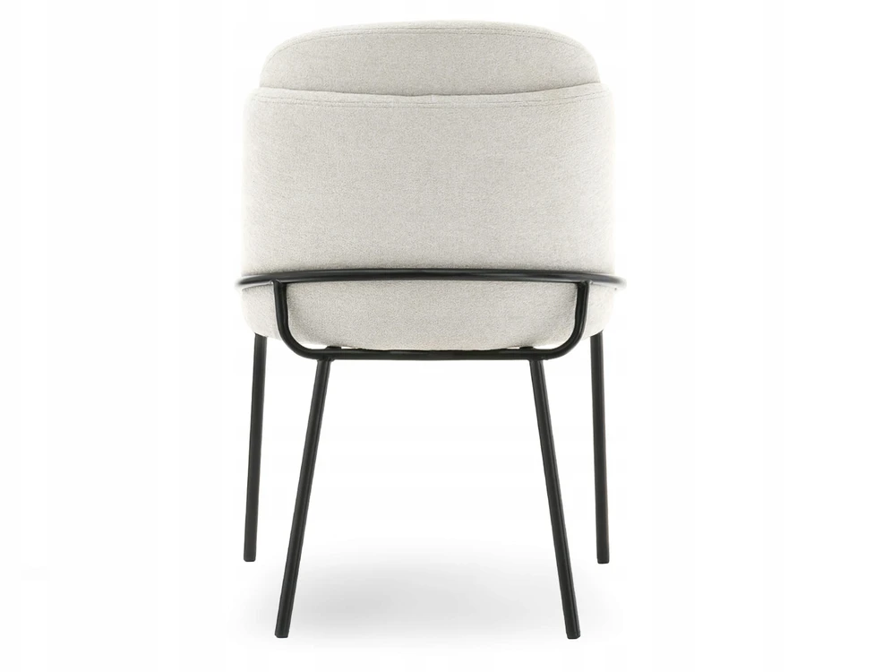 Mebel Partner ELEGANTINGO STILIO KREMINĖ VALGOMO KĖDĖ CONRAD BUCKET Juodas LEGS