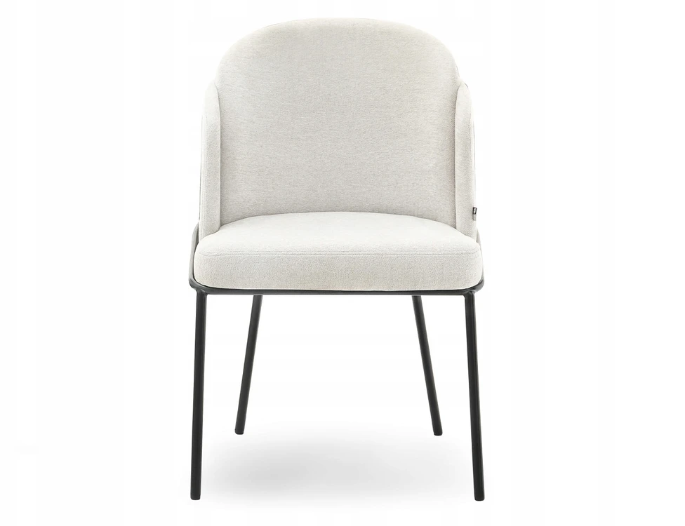 Mebel Partner ELEGANTINGO STILIO KREMINĖ VALGOMO KĖDĖ CONRAD BUCKET Juodas LEGS