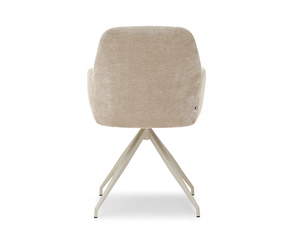 Mebel Partner ELEGANTIŠKOS SUKAMOS KĖDĖS SU STILINGIAIS SIŪVE SVETAINEI CHIARA BEIGE