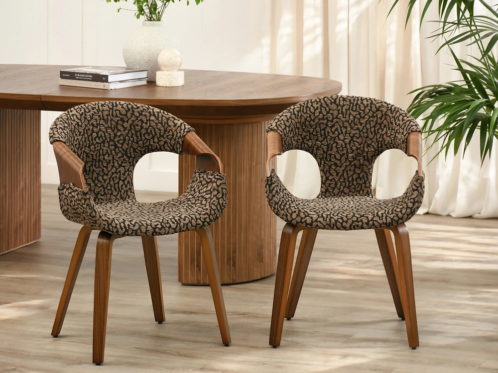 Mebel Partner ERGONOMINĖ KĖDĖ, MINŠTA LEOPARDŲ DĖMĖMIS