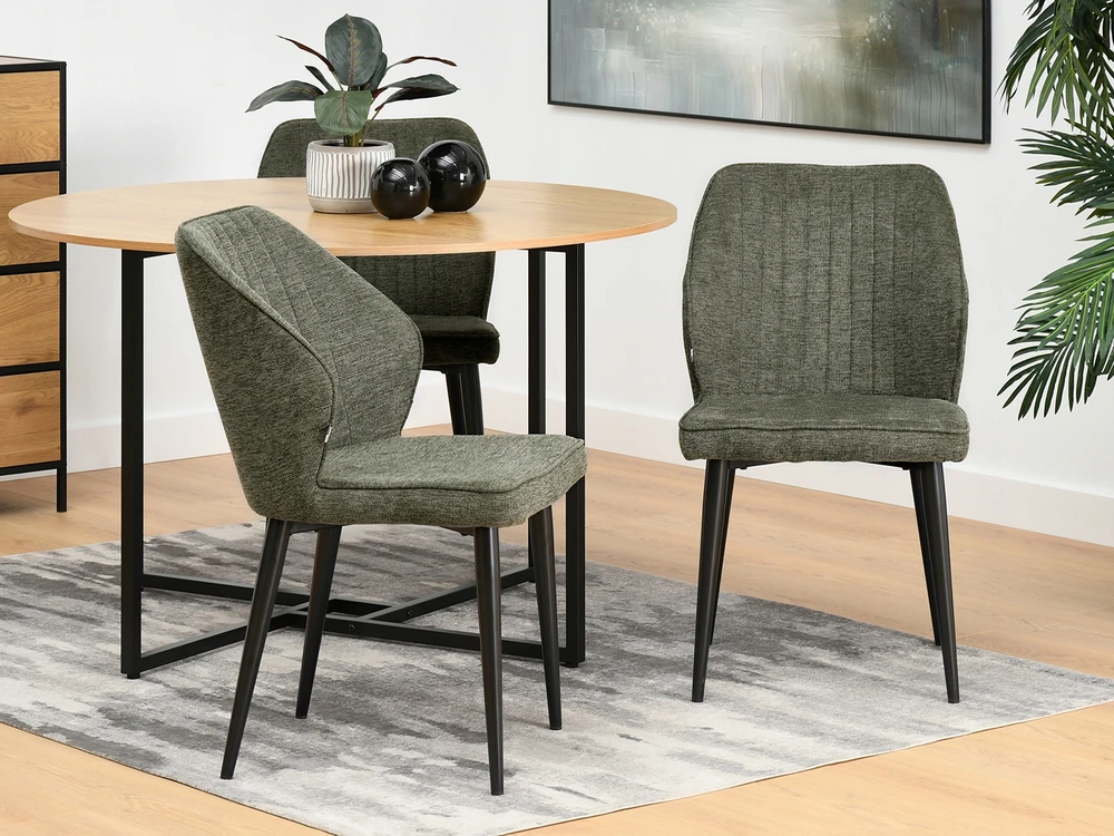 Mebel-Partner kėdė, žalias audinys, 1 vnt.