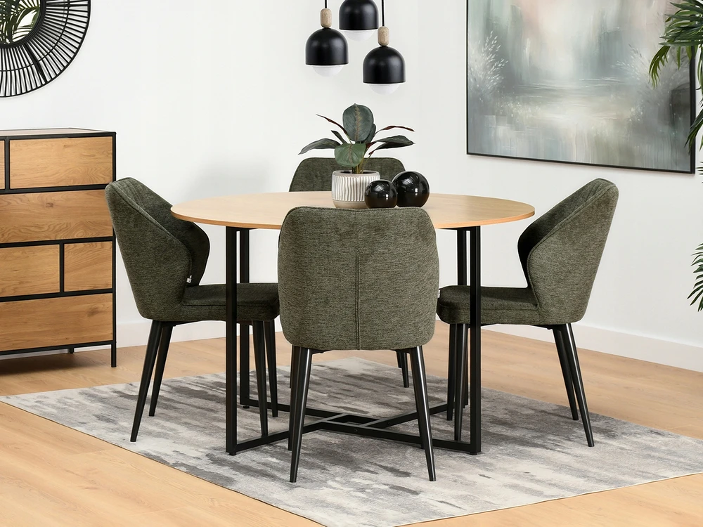 Mebel-Partner kėdė, žalias audinys, 1 vnt.