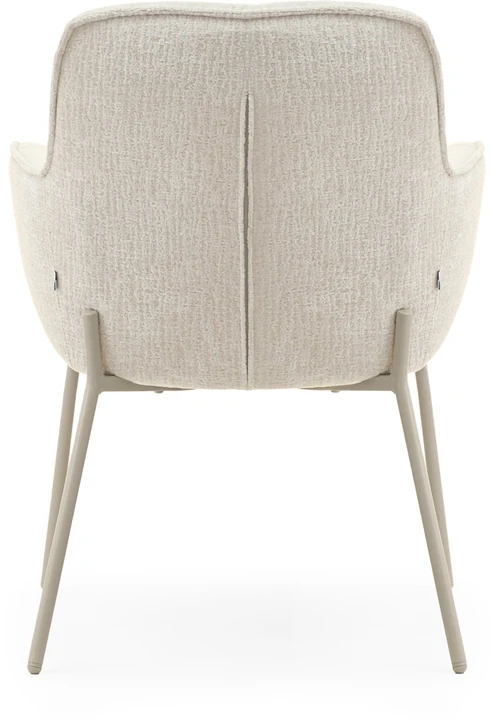 Mebel Partner PATOGI KAUŠINĖ KĖDĖ SU RANKŲ ATRANKAIS BEIGE RAFIR BEIGE