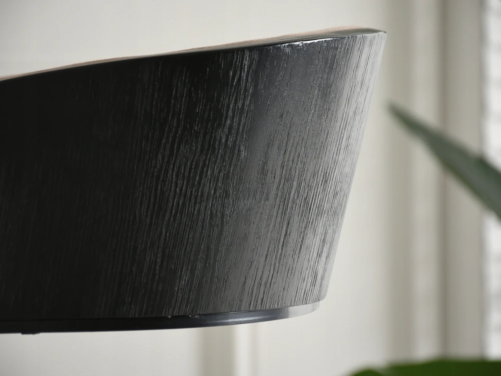 Mebel Partner RAFINUOTA VALGOMO KĖDĖ, LENKINTA MEDIENA, SUBTILIOS FORMOS MALIA BEIGE