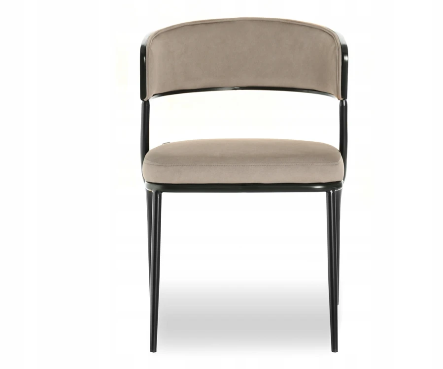 Mebel Partner RAFINUOTA VALGOMO KĖDĖ, LENKINTA MEDIENA, SUBTILIOS FORMOS MALIA BEIGE