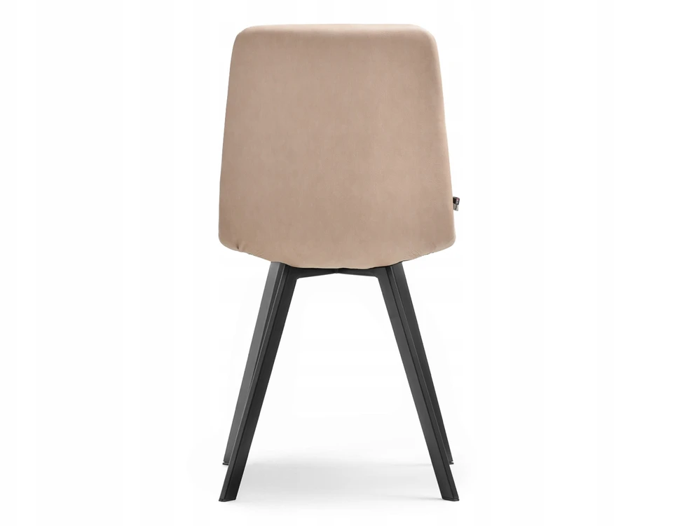 Mebel Partner SIAURA LUGO BEIGE VALGOMO KĖDĖ, EKO ODA, SIŪVIMAS, ĮGŪDINGOS KOJOS, JUODOS