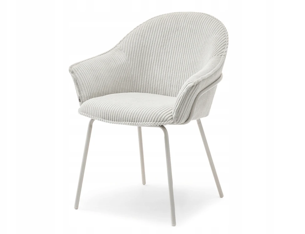 Mebel Partner ŠVIESUS VIVIEN ŠVIESIAI BEIGE VIDUTINĖ KĖDĖ SU SMĖLĖS KOJĖLĖMIS