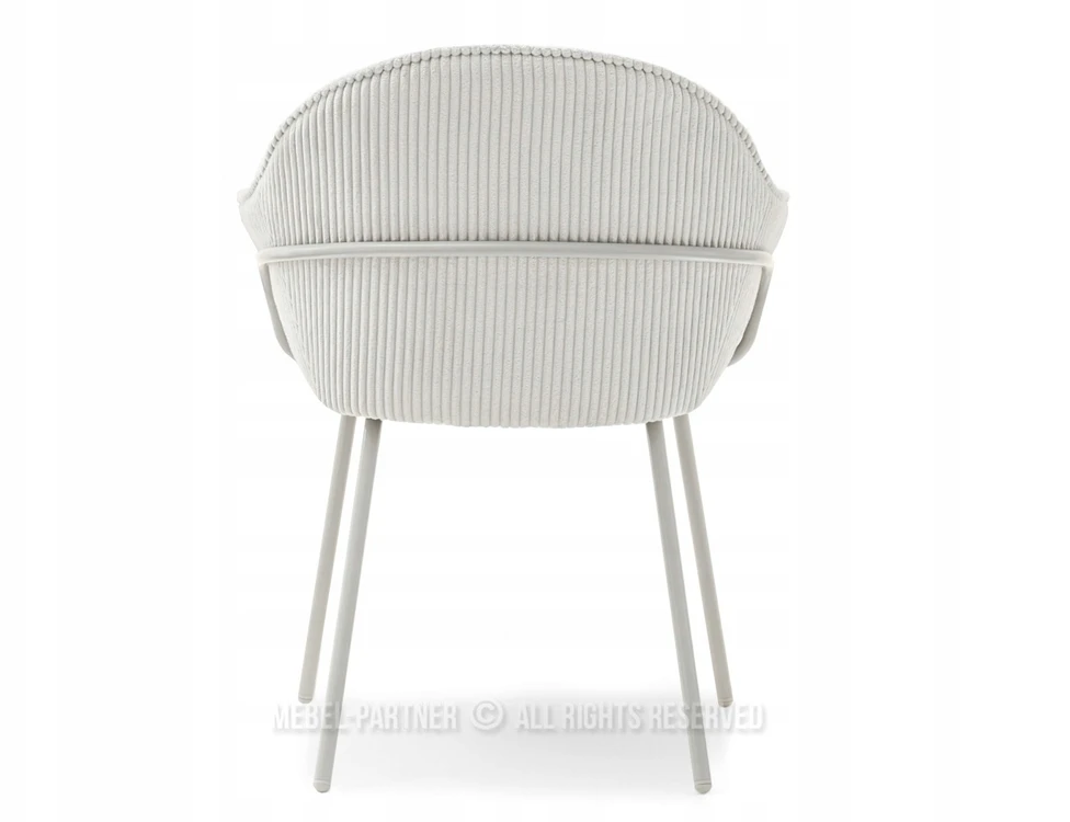 Mebel Partner ŠVIESUS VIVIEN ŠVIESIAI BEIGE VIDUTINĖ KĖDĖ SU SMĖLĖS KOJĖLĖMIS